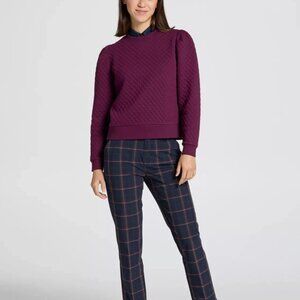 Walter Hagen Women's Clubhouse Traditional Plaid Ankle Golf Pants Size 10